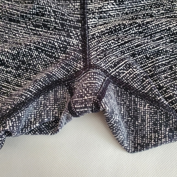 Lululemon Athletica Wunder Under High Rise Coco Pique Black Size 6 - Picture 10 of 12